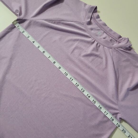 Runway Athletics Women's Lavender Crewneck Athletic Long Sleeve Top - Picture 3 of 12